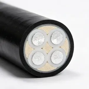 Hliníkový PVC ohnivzdorný napájecí kabel