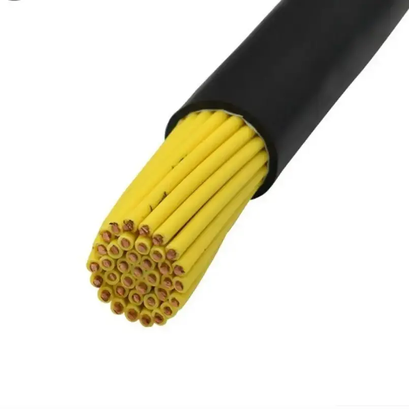 Měděný PVC zpomalovač hoření flexibilní ovládací kabel